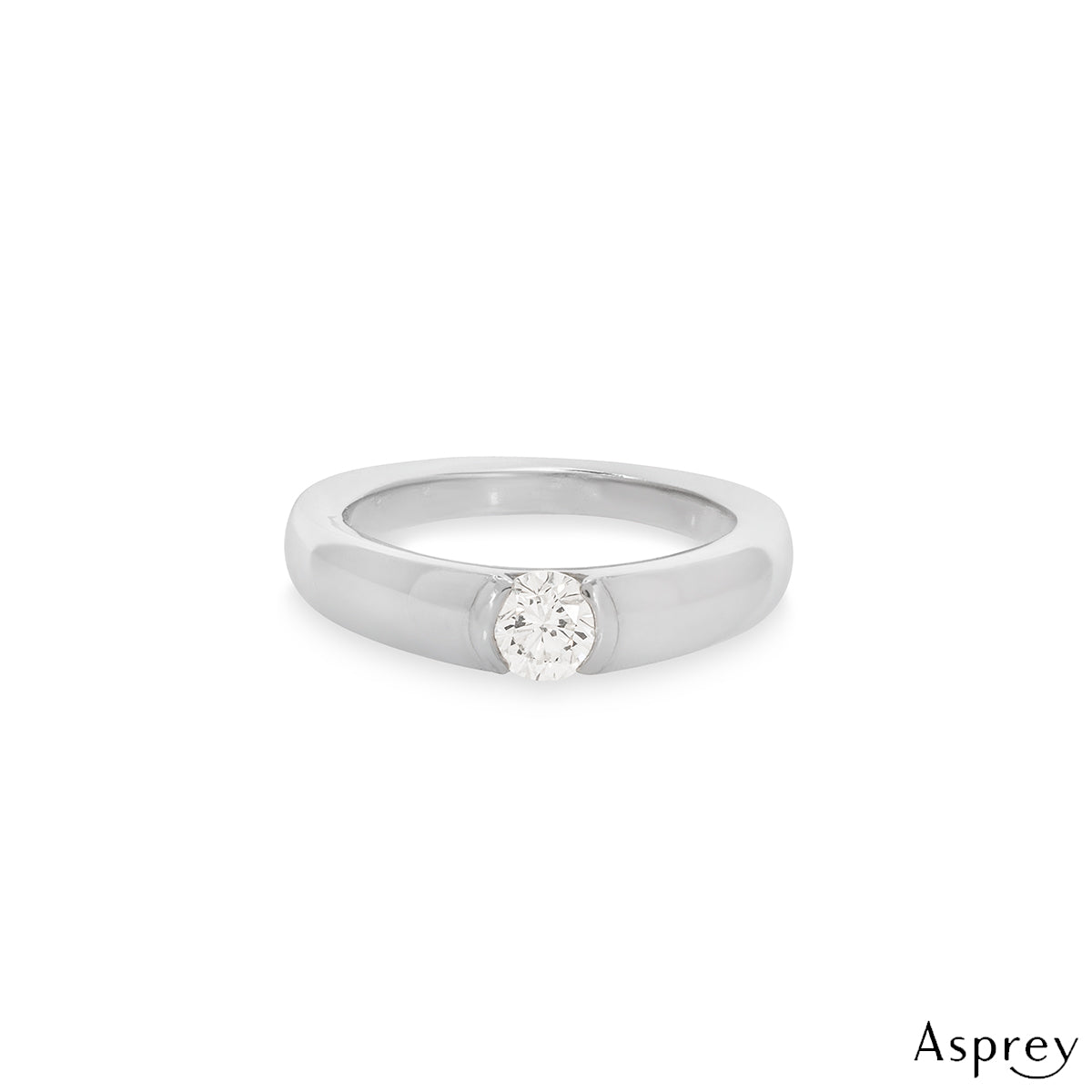 Asprey Platinum Diamond Bridal Set 0.32CT H/VS1