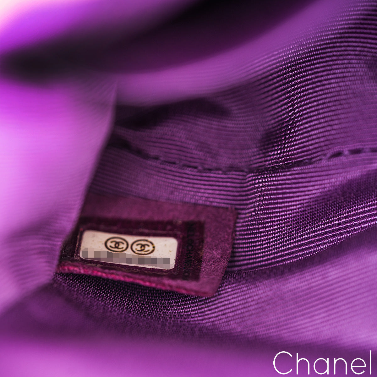 Chanel Purple Satin 2.55 Reissue Small 255 Bag