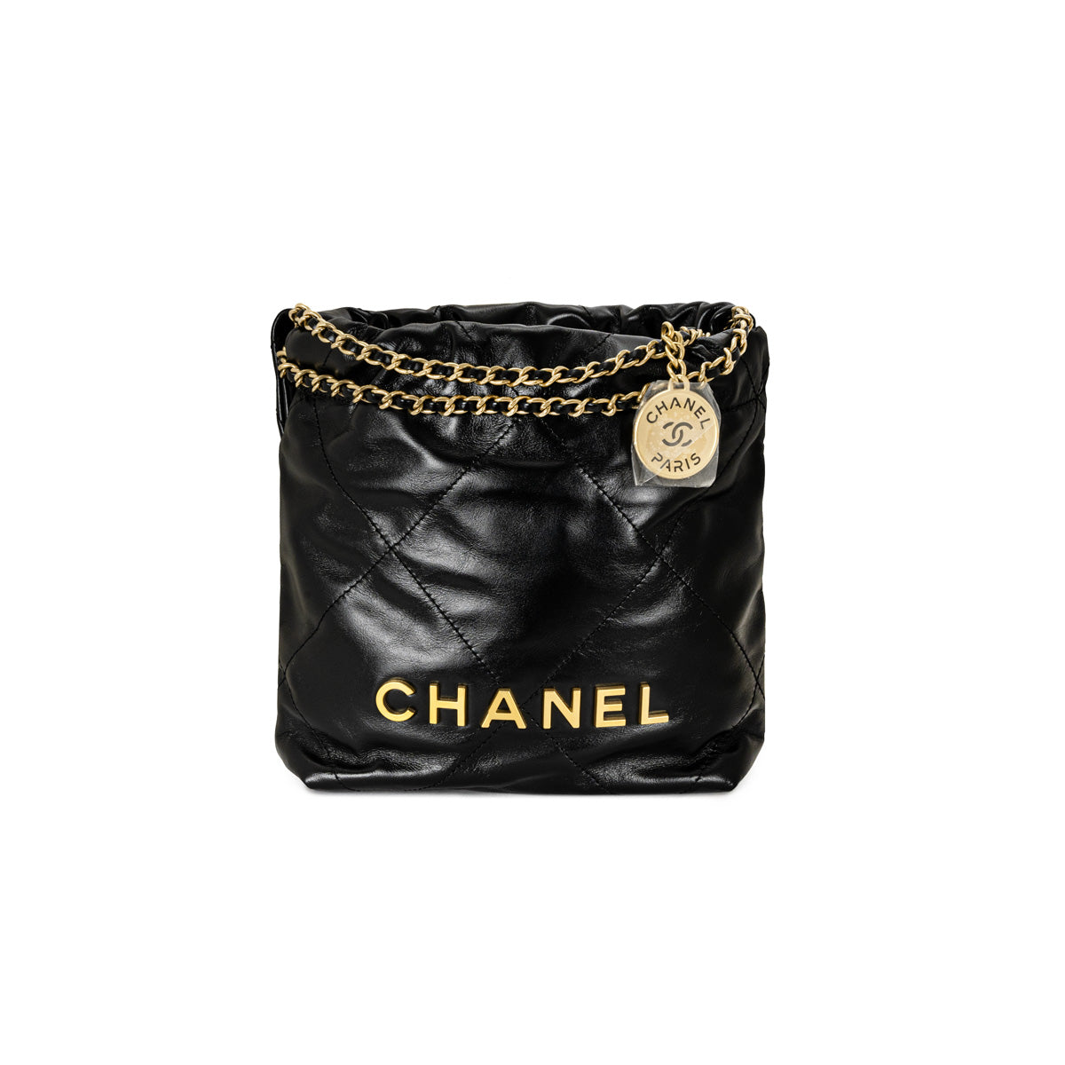 Chanel 22 Mini Shiny Calfskin Bag