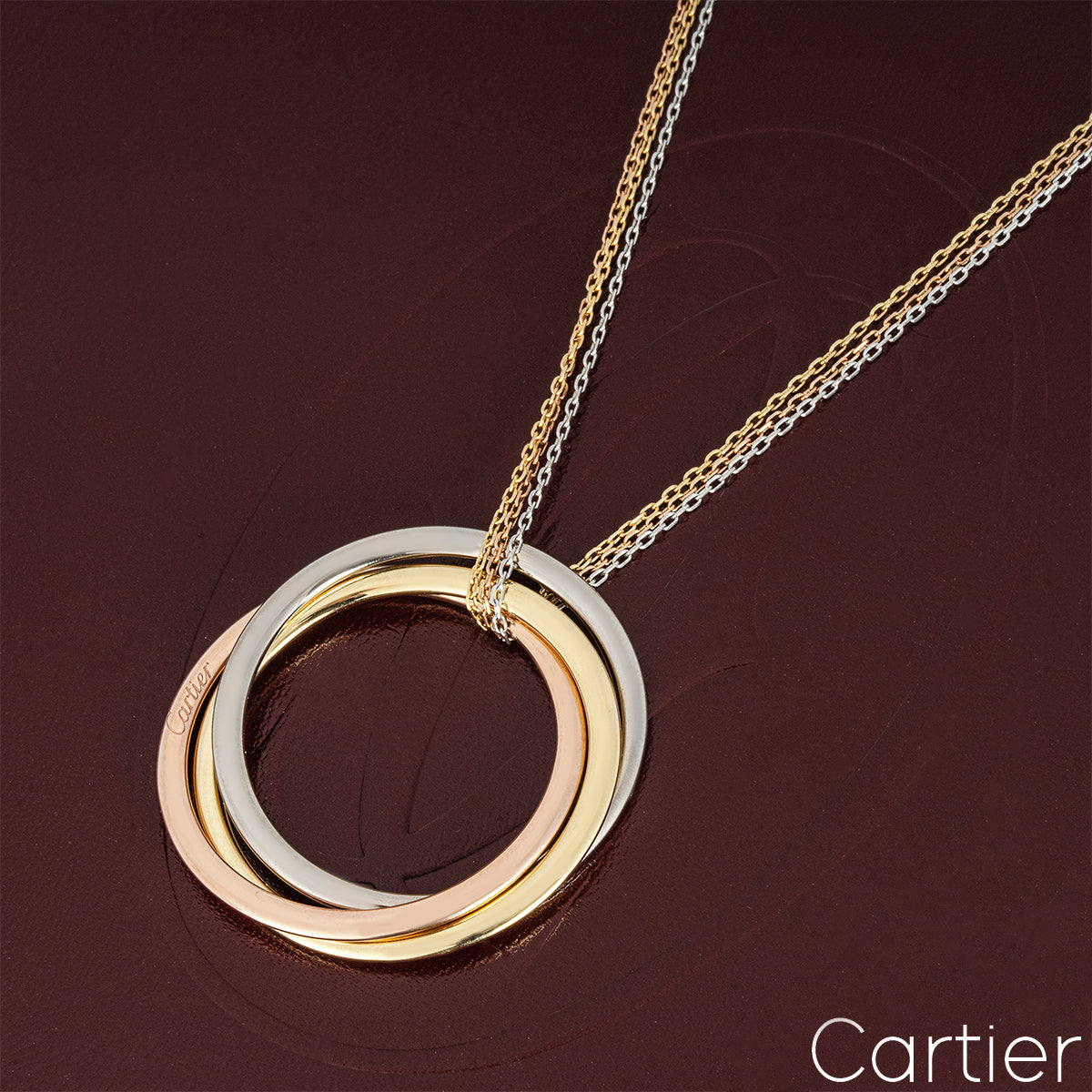 Cartier Tri-Colour Trinity De Cartier Large Necklace