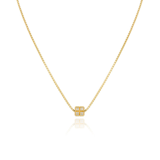 Chopard Yellow Gold Diamond Ice Cube Pendant 79/6815-0001