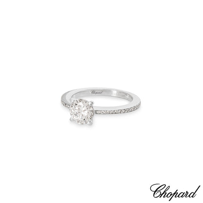 Chopard White Gold Diamond Ring 1.01CT D/VS2