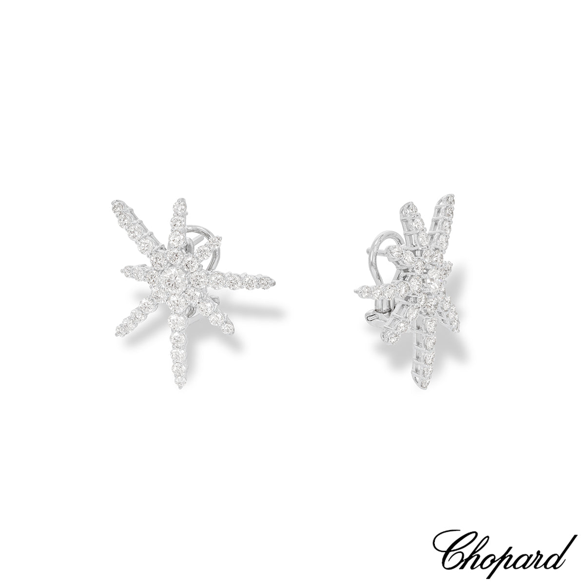 Chopard White Gold Diamond Earrings 84/6525-1001