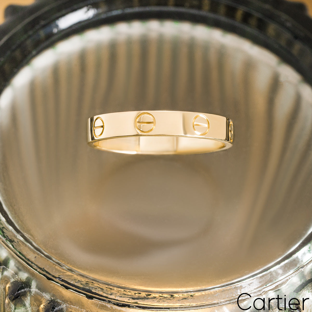 Cartier Yellow Gold Plain Love Wedding Band Size 53 B4085000