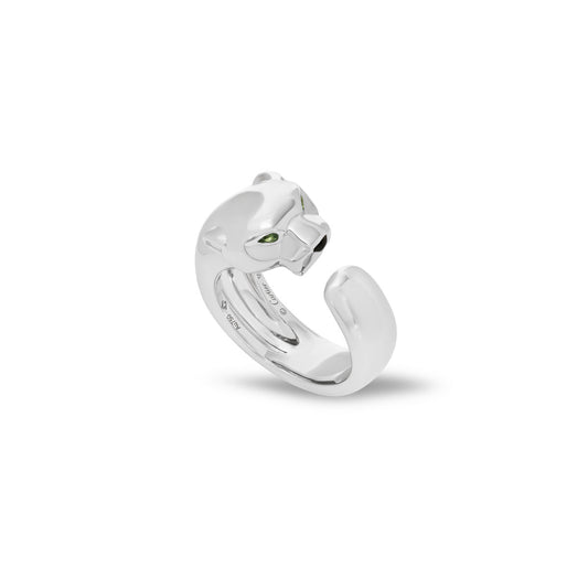 Cartier White Gold Panthere De Cartier Ring B4099500