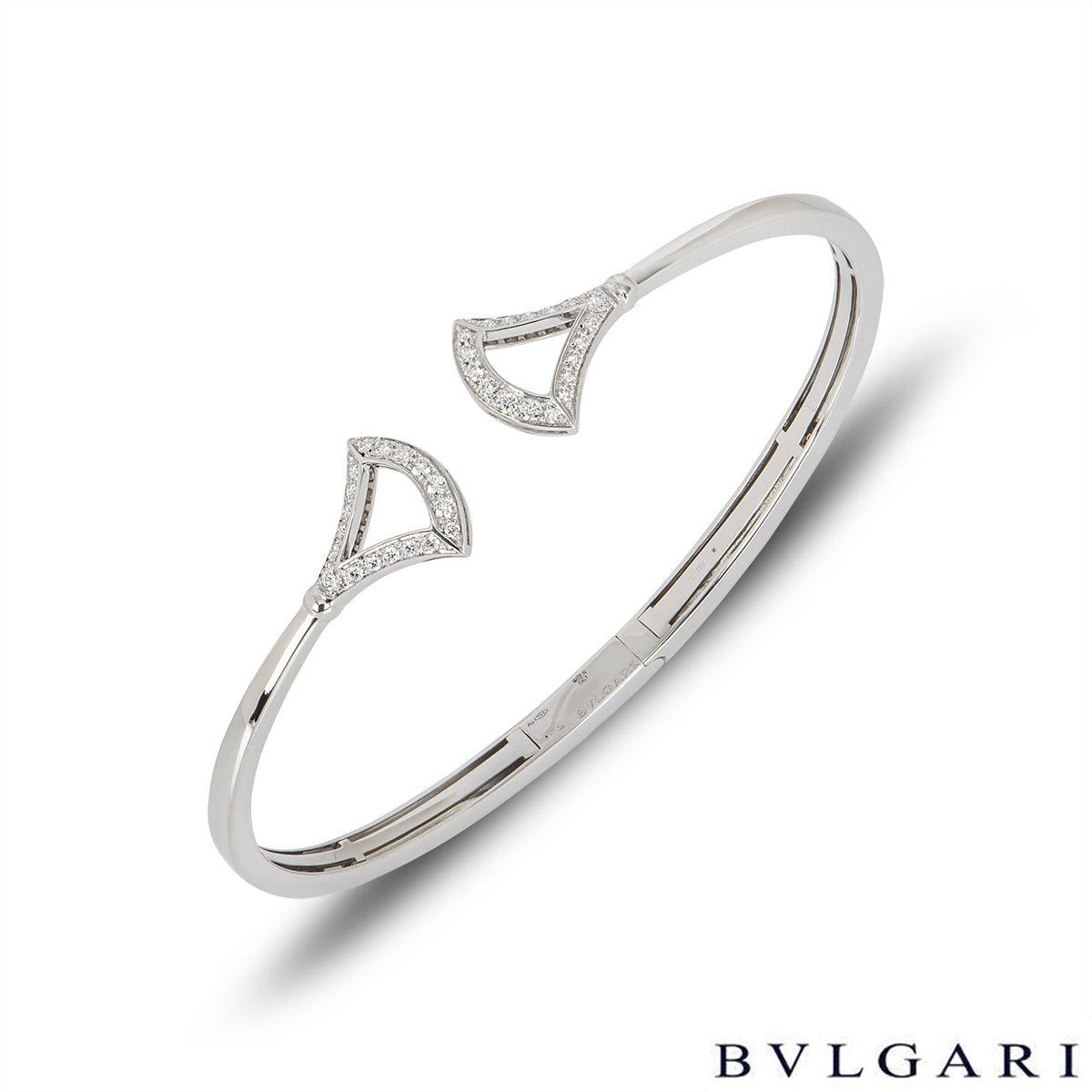 Bvlgari White Gold Diamond Divas Dream Bracelet 355625