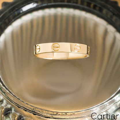 Cartier Yellow Gold Plain Love Wedding Band Size 56 B4085000