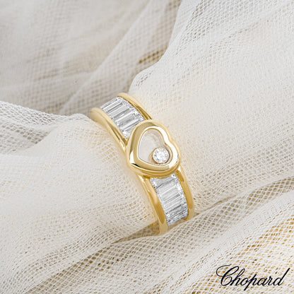 Chopard Yellow Gold Happy Diamonds Ring 82/2853-0111