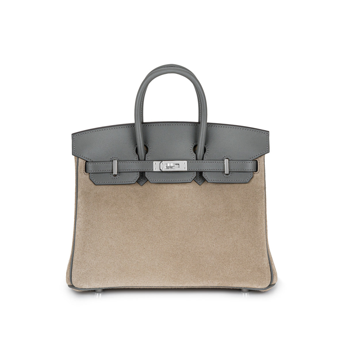 Hermès Birkin 25CM Gris Caillou Grizzly/ Gris Meyer Swift Phw