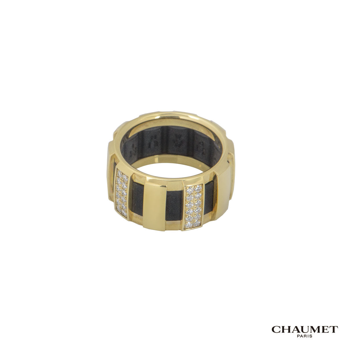 Chaumet Yellow Gold Diamond Class One Ring