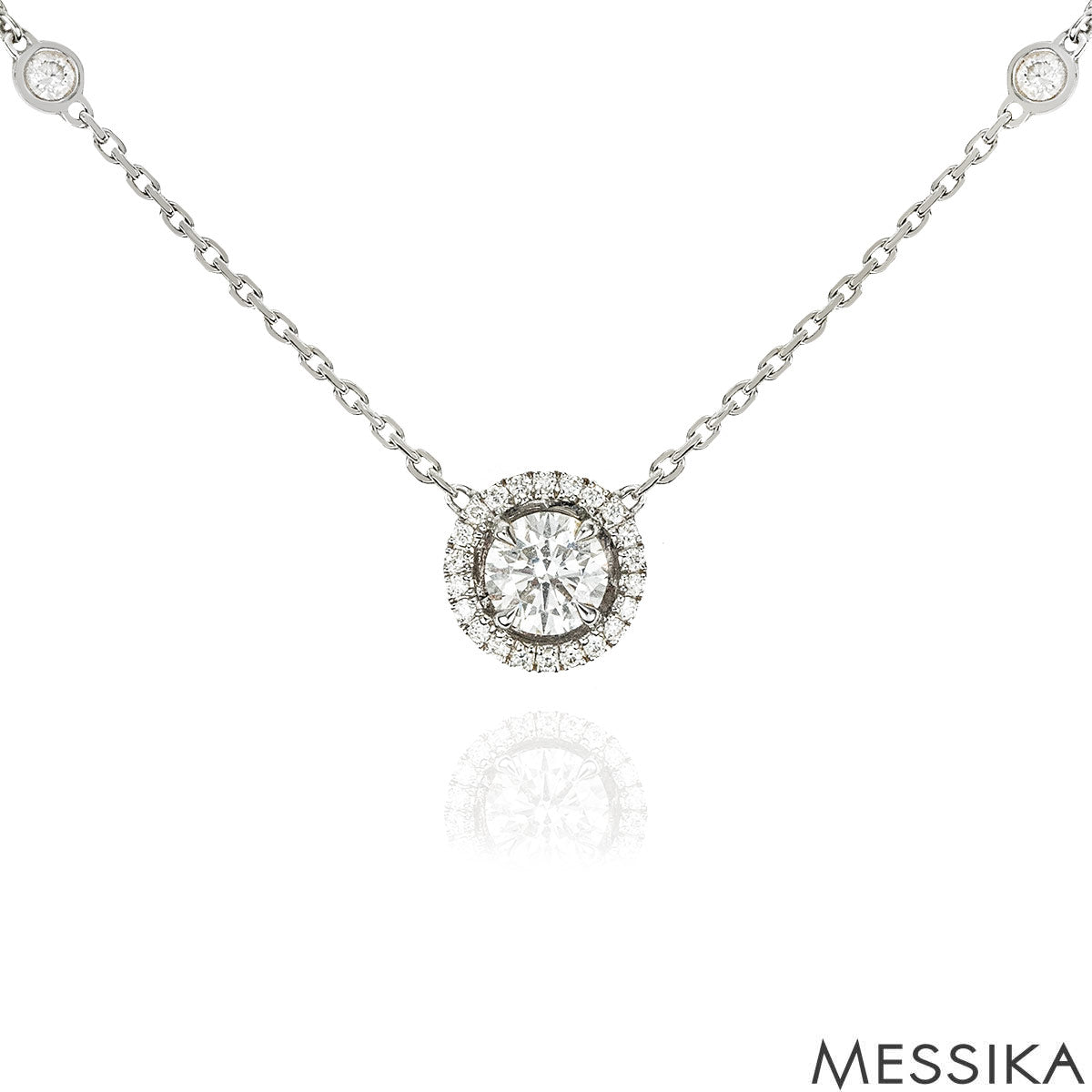 Messika White Gold Joy Diamond Pendant 0.20CT 4281