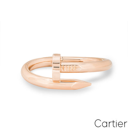 Cartier Rose Gold Large Model Juste Un Clou Bracelet Size 17 N6039317