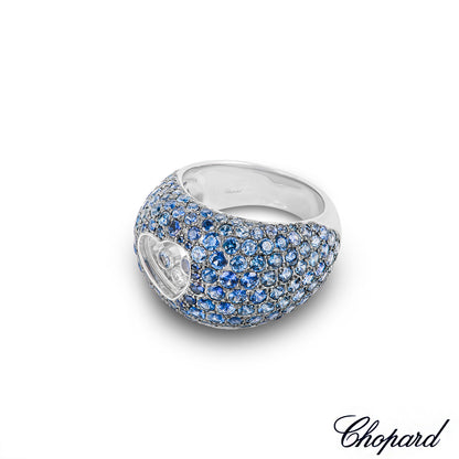 Chopard White Gold Sapphire & Diamond Ring 82/7059-1110