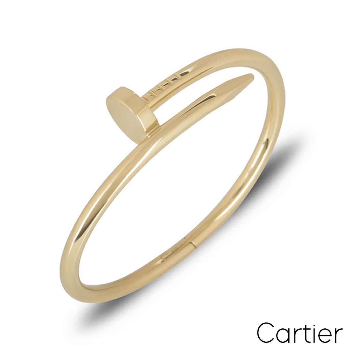 Cartier Yellow Gold Plain Juste Un Clou Bracelet Size 20 B6048220