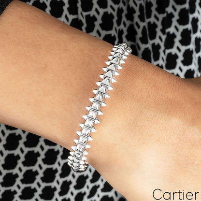 Cartier White Gold Clash De Cartier Bracelet Size 15 B6065715