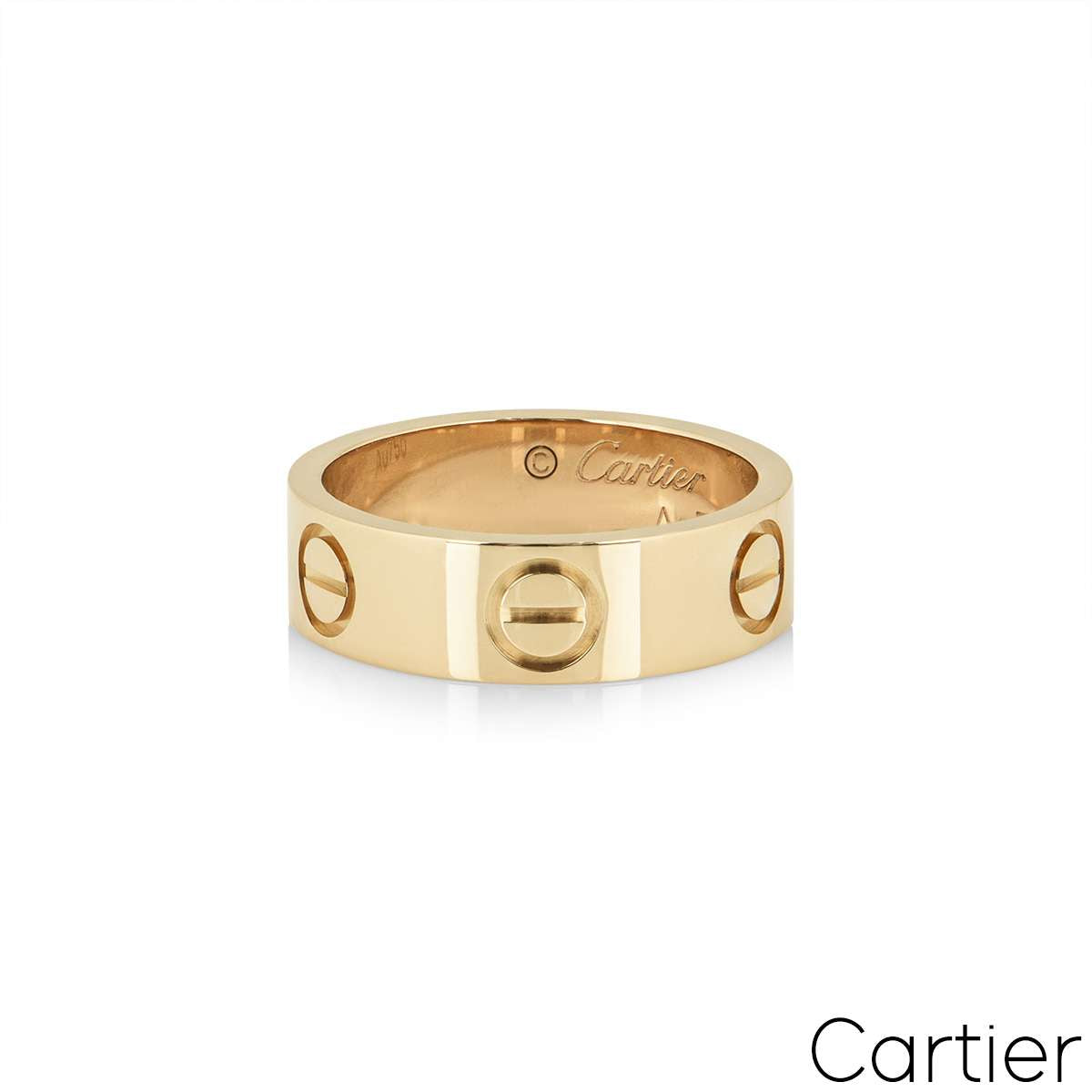 Cartier Yellow Gold Love Ring Size 50 B4084600