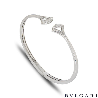 Bvlgari White Gold Diamond Divas Dream Bracelet 355625