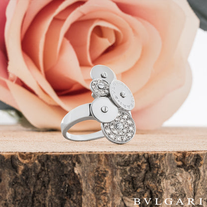 Bvlgari White Gold Diamond Cicladi Ring