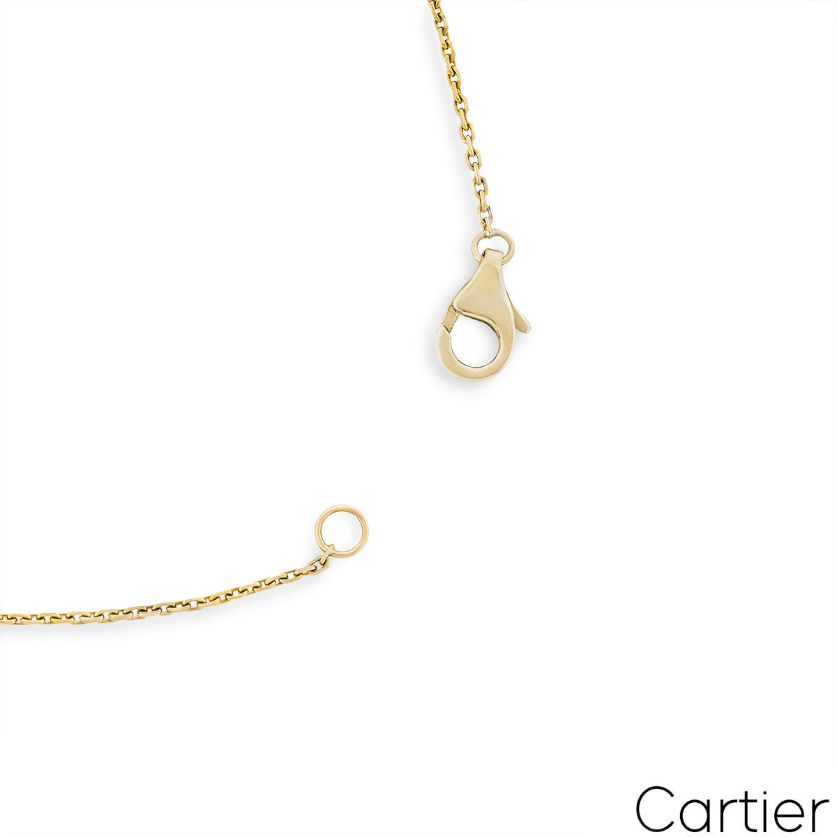 Cartier Yellow Gold Lapis & Diamond Amulette De Cartier Necklace