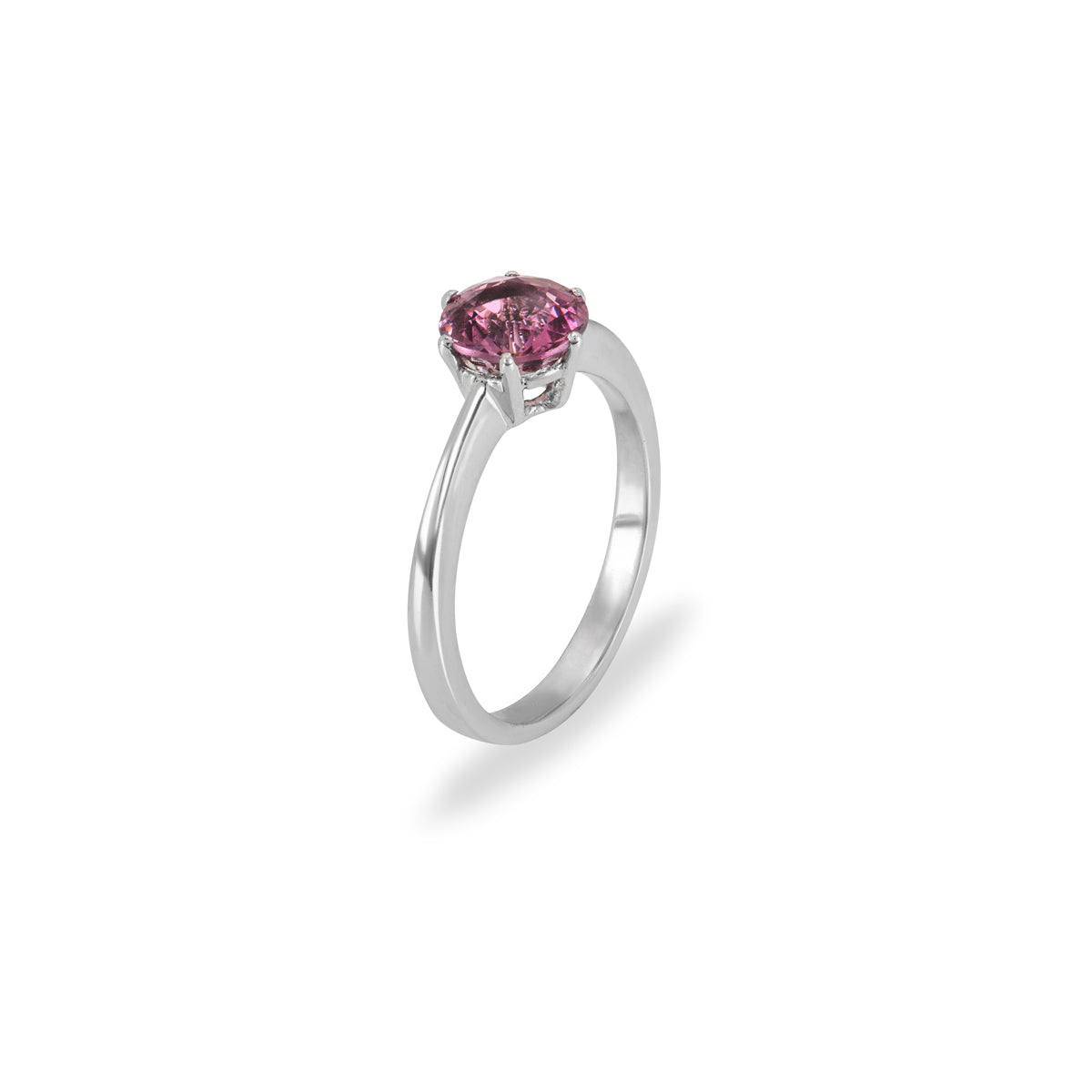 White Gold Pink Spinel Ring 1.20CT