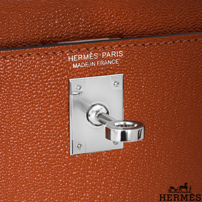 Hermès Kelly Mini II Cuivre Chèvre Mysore Phw