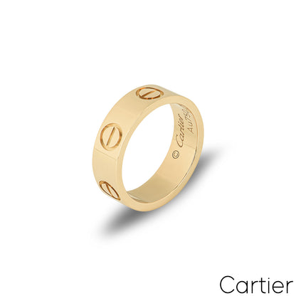 Cartier Yellow Gold Love Ring Size 51 B4084600