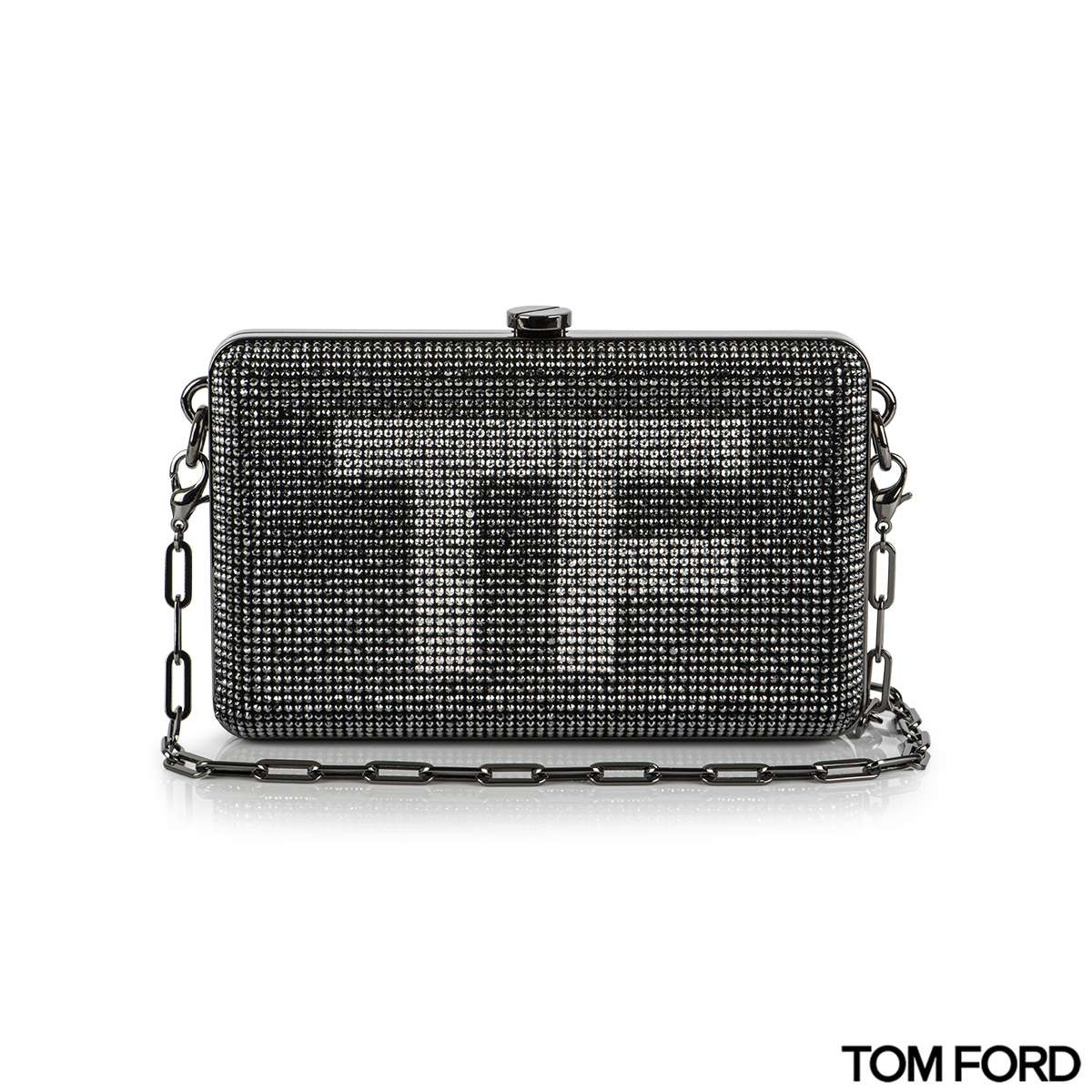 Tom Ford Crystal-Embellished Mini Clutch Bag