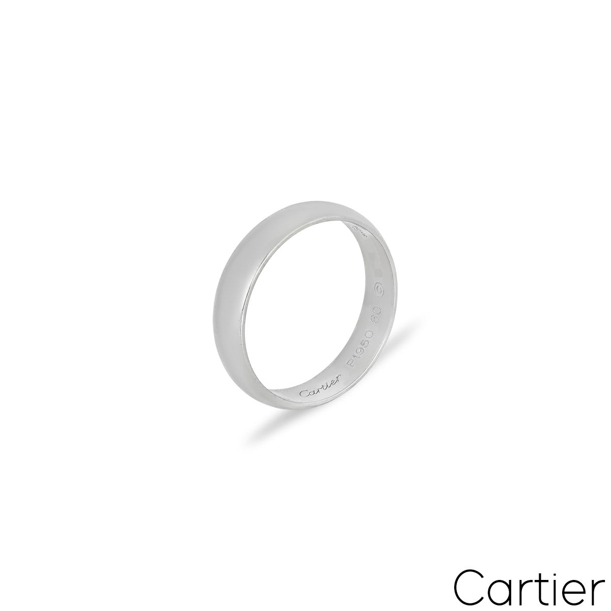 Cartier Platinum Alliance 1895 Wedding Ring B4059552