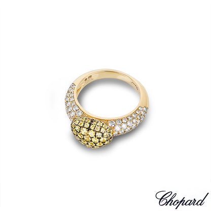 Chopard Yellow Gold Diamond Heart Ring 82/4513-0111