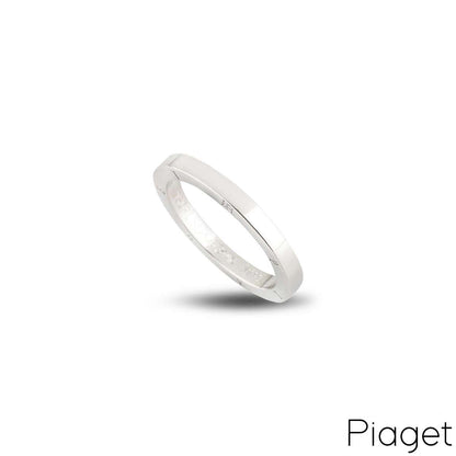 Piaget Diamond Set Wedding Band In Platinum