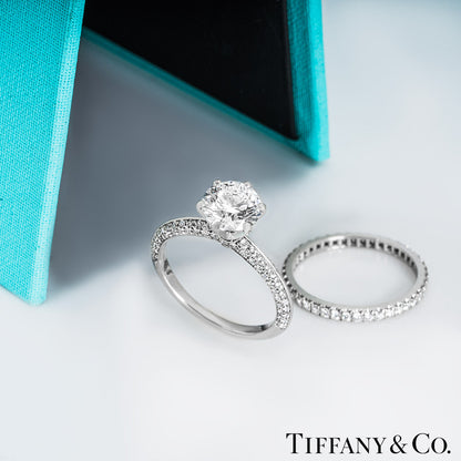 Tiffany & Co. Platinum Diamond Bridal Set 1.60CT F/VVS2 Xxx