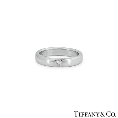 Tiffany & Co Platinum Lucida Diamond Ring 0.05CT