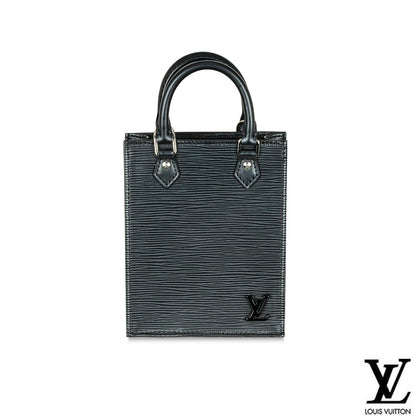 Louis Vuitton Black Epi Leather Petite Sac Plat Bag M69441