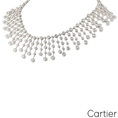 Cartier Platinum Diamond Necklace 60.00CT D/vvs