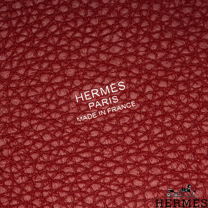 Hermès Picotin Lock 18 Rouge Grenat Taurillon Clemence Phw