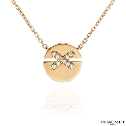 Chaumet Rose Gold Jeux De Liens Harmony Small Pendant