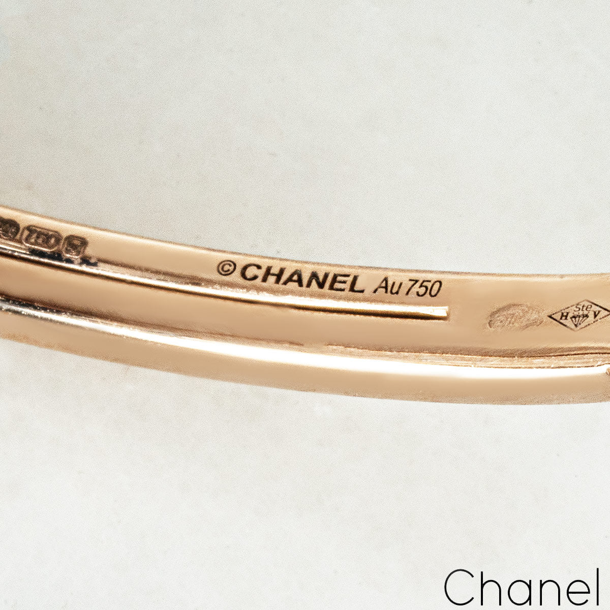 Chanel Rose Gold Diamond Ruban Bracelet J11864