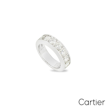 Cartier White Gold Diamond Half Eternity Ring 1.35CT