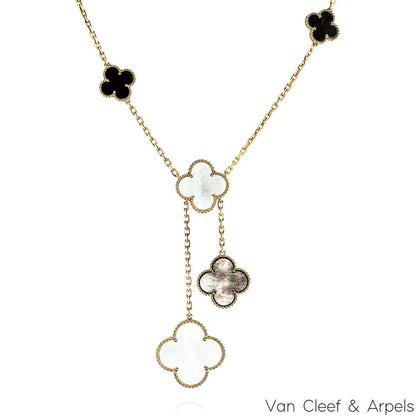 Van Cleef & Arpels Yellow Gold Magic Alhambra Necklace VCARD79200