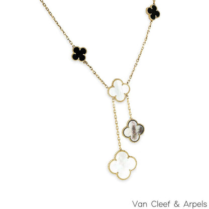 Van Cleef & Arpels Yellow Gold Magic Alhambra Necklace VCARD79200