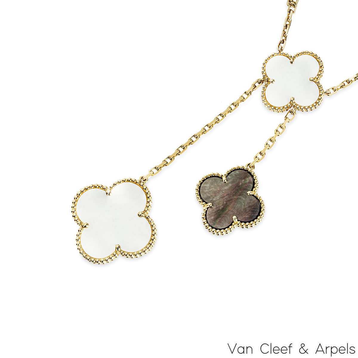 Van Cleef & Arpels Yellow Gold Magic Alhambra Necklace VCARD79200