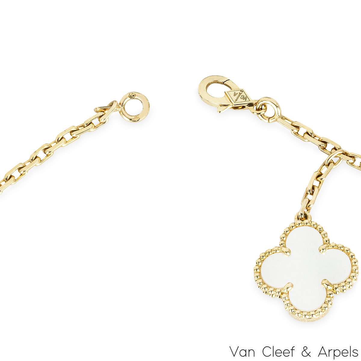 Van Cleef & Arpels Yellow Gold Magic Alhambra Necklace VCARD79200