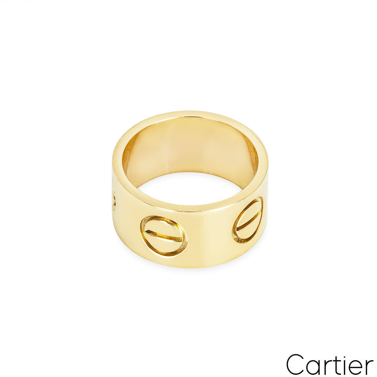 Cartier Yellow Gold Large Love Ring Size 57 B4227857