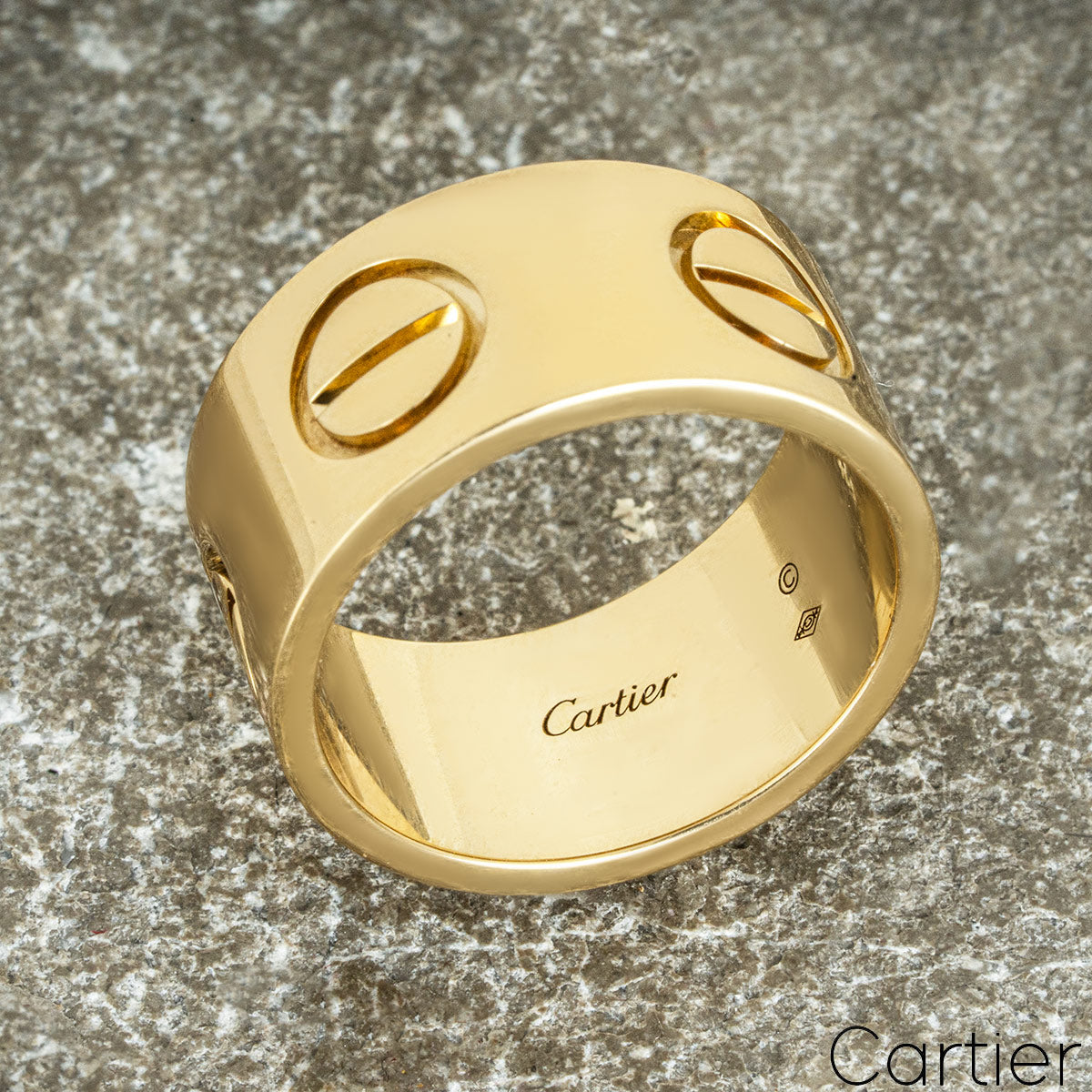 Cartier Yellow Gold Large Love Ring Size 57 B4227857