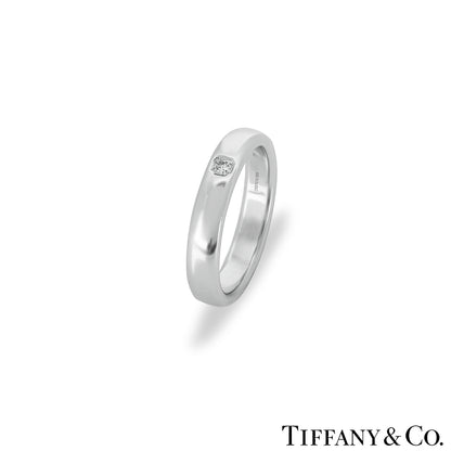 Tiffany & Co Platinum Lucida Diamond Ring 0.05CT