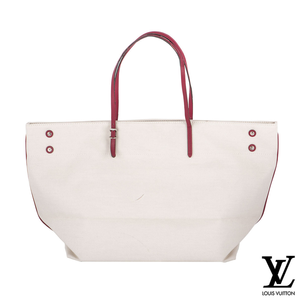 Louis Vuitton White Canvas Capri Articles De Voyage Cabas Gm Bag