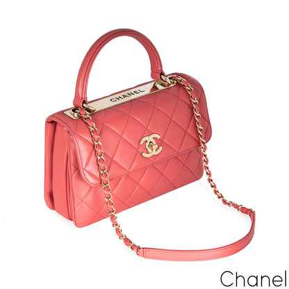 Chanel Small Pink Trendy Cc Flap Bag