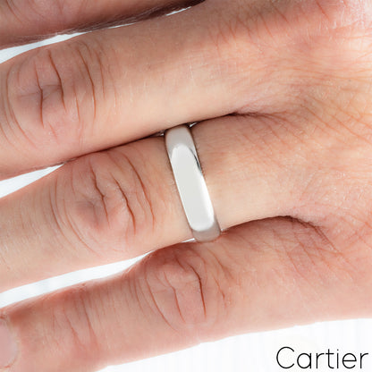 Cartier Platinum Alliance 1895 Wedding Ring B4059552