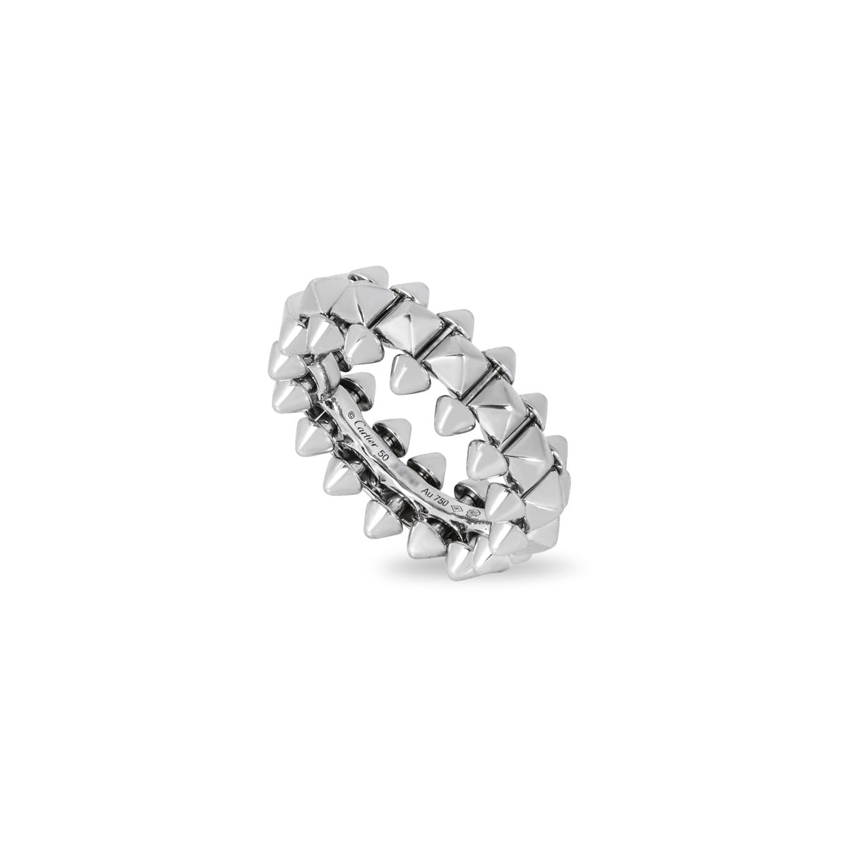 Cartier White Gold Clash De Cartier Ring Size 50 B4233000