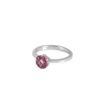 White Gold Pink Spinel Ring 1.20CT